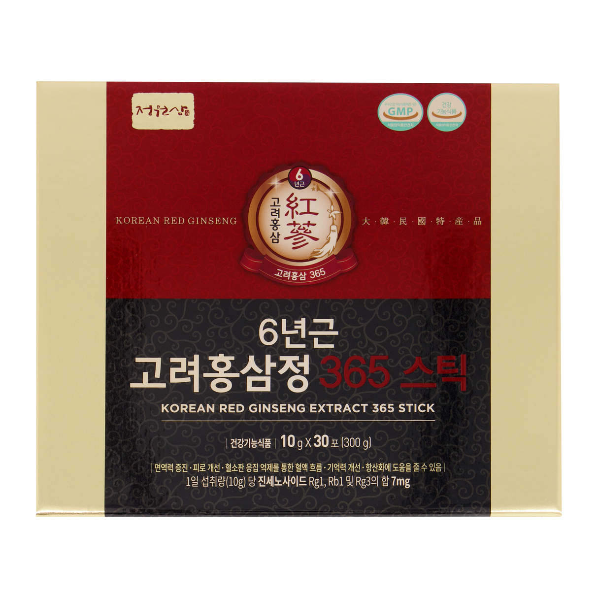 Korean Red Ginseng Extract 365 30pcs, 300g