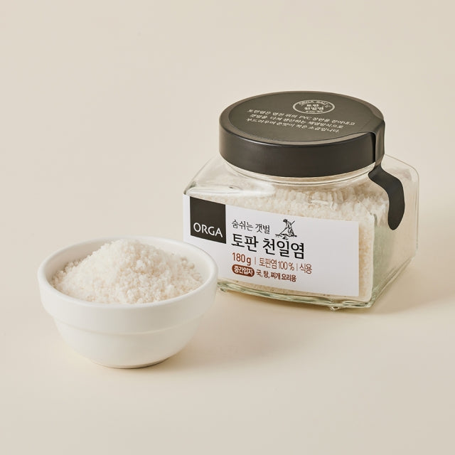 ORGA Solar Sea Salt (Medium Grain) 180g