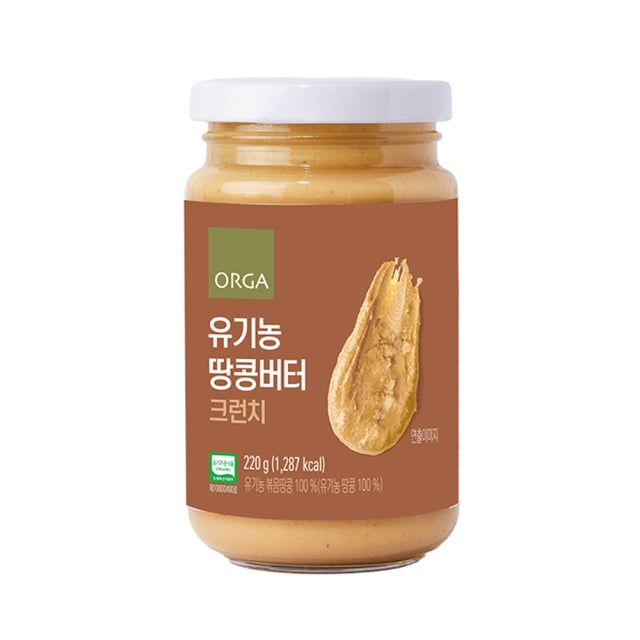 ORGA Organic Peanut Butter Crunchy 220g
