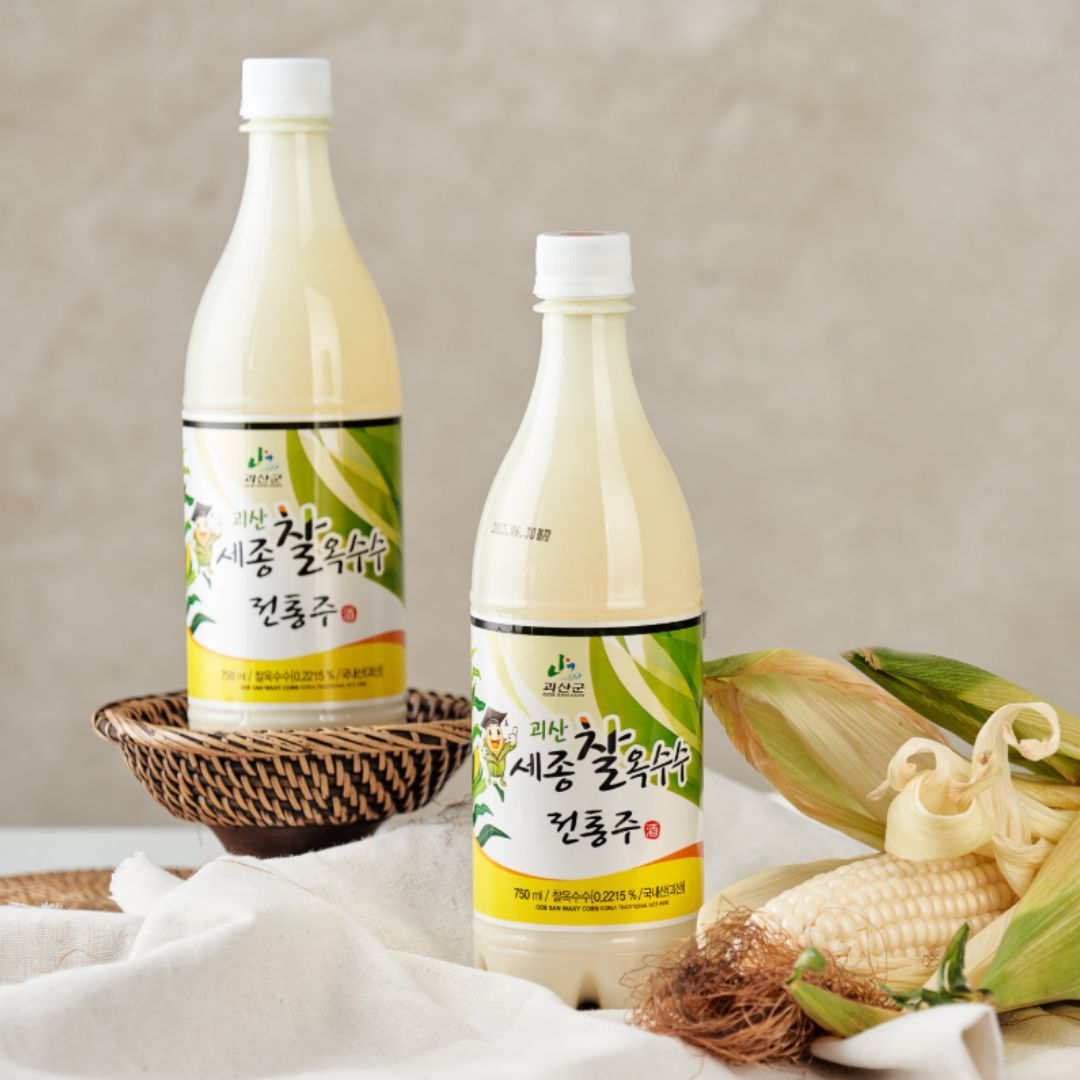 Sejong Corn Makgeolli (ABV 6%), 750ml