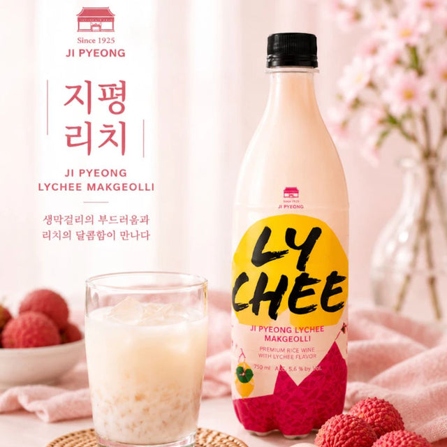 Jipyeong Lychee Makgeolli (ABV 5.6%), 750ml