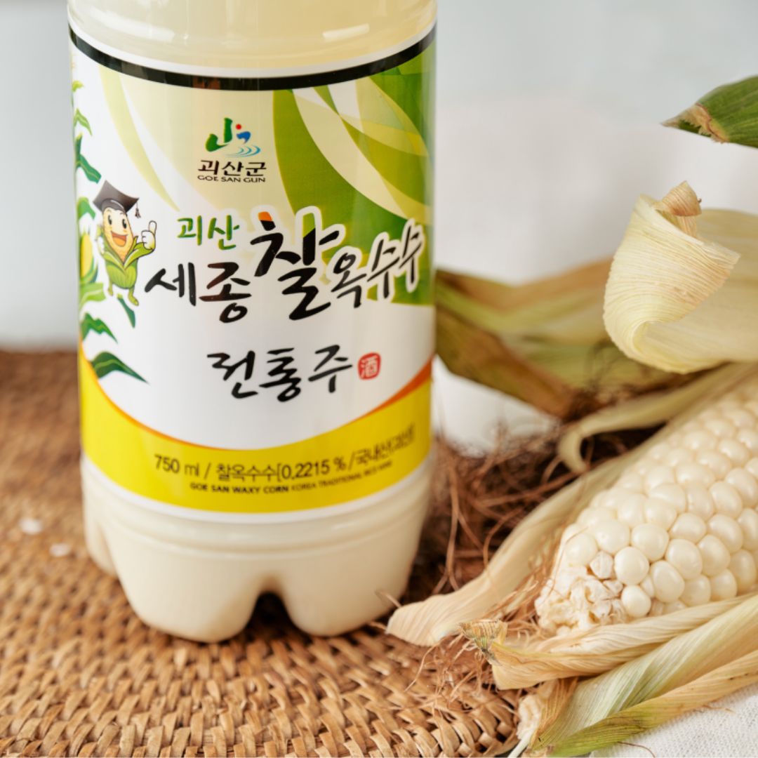 Sejong Corn Makgeolli (ABV 6%), 750ml