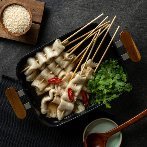 Frozen Square Fish Cake Skewered, 500g