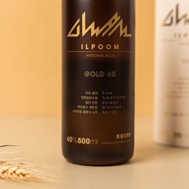 Andong Soju Ilpoom 40 Gold (ABV 40%), 500ml