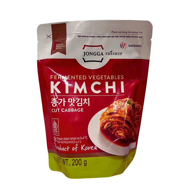 Jongga Sliced Cabbage Mat Kimchi, 200g