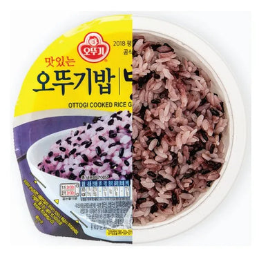 Ottogi Microwavable Cooked Black Rice, 210g