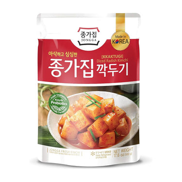 Daesang Jongga Diced Radish Kimchi, 500g