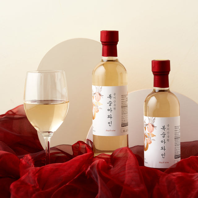 Peach Wine (ABV 12%), 375ml