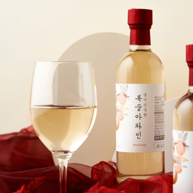 Peach Wine (ABV 12%), 375ml