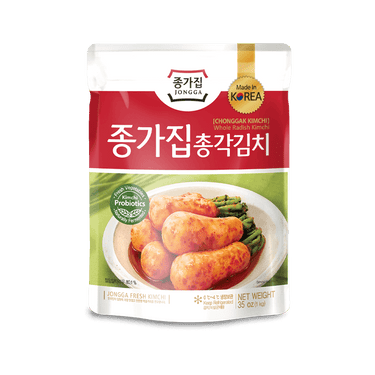 Jongga Ponytail Radish Kimchi, 500g