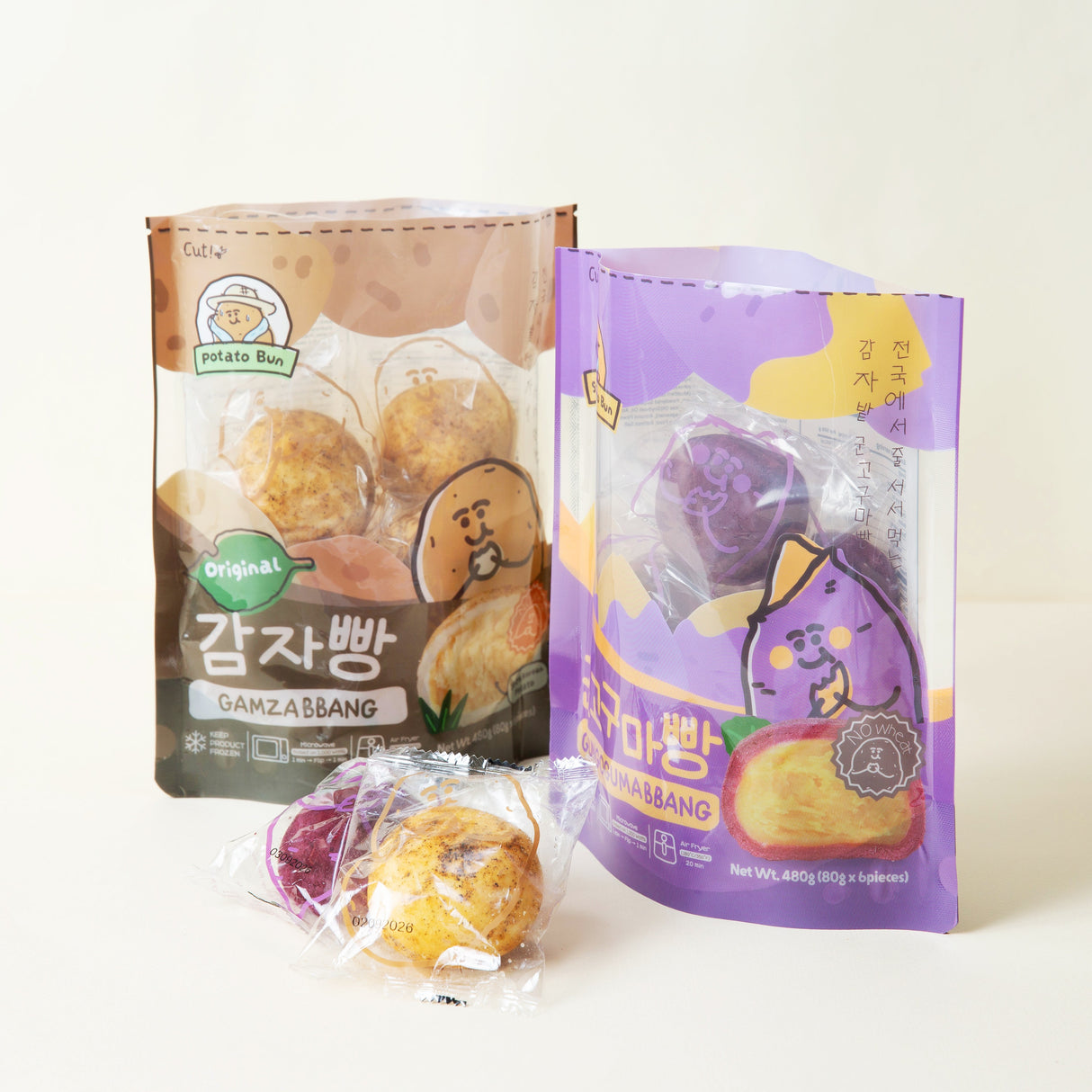 Gamzabbang (Potato Bun), 80g*6pieces
