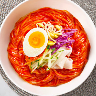 Ourhome Sweet & Spicy Cold Chewy Noodles Jjolmyeon, 430g