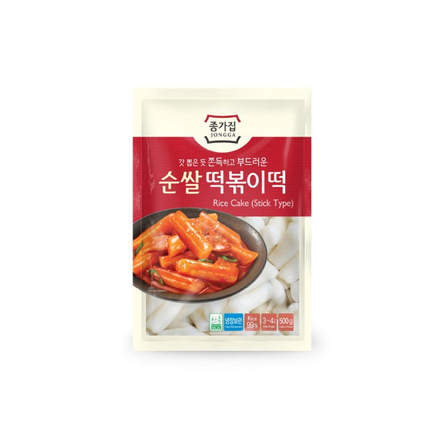Halal Stick Rice Cake Tteokbokki, 500g