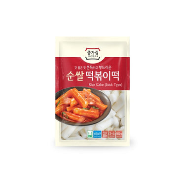 Jongga Stick Rice Cake Tteokbokki, 500g