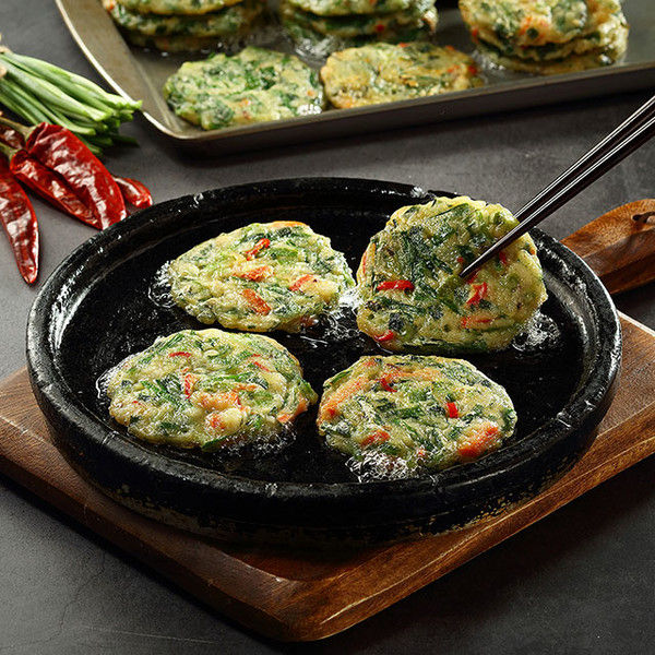 Saongwon Frozen Spicy Leek Pancake, 300g