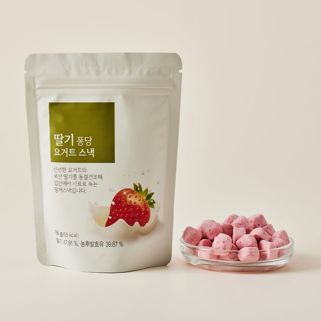 ORGA Strawberry Yogurt Snack, 16g
