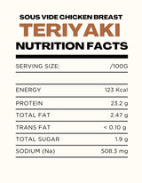 Sous Vide Teriyaki Chicken Breast Frozen, 170g