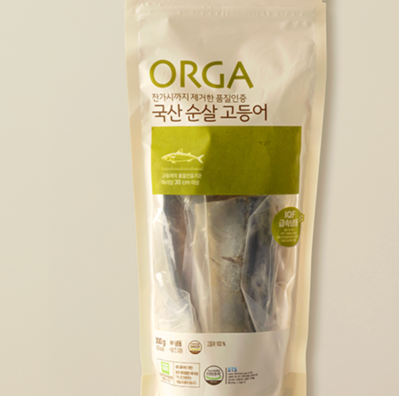 ORGA Boneless Korean Mackerel 300g