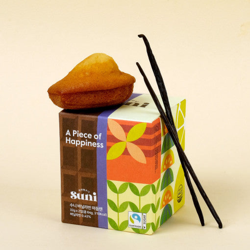 SUNI Madeleine Vanilla Bean 2pcs 수니 마들렌 바닐라빈, 64g