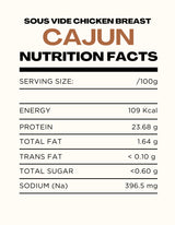 Sous Vide Cajun Chicken Breast Frozen, 170g