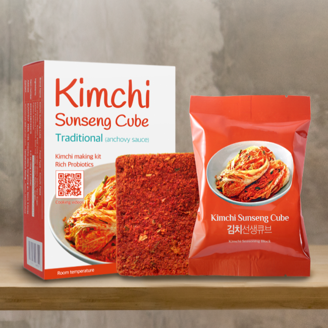 Kimchi Sunseng Cube 김치선생큐브, 60g