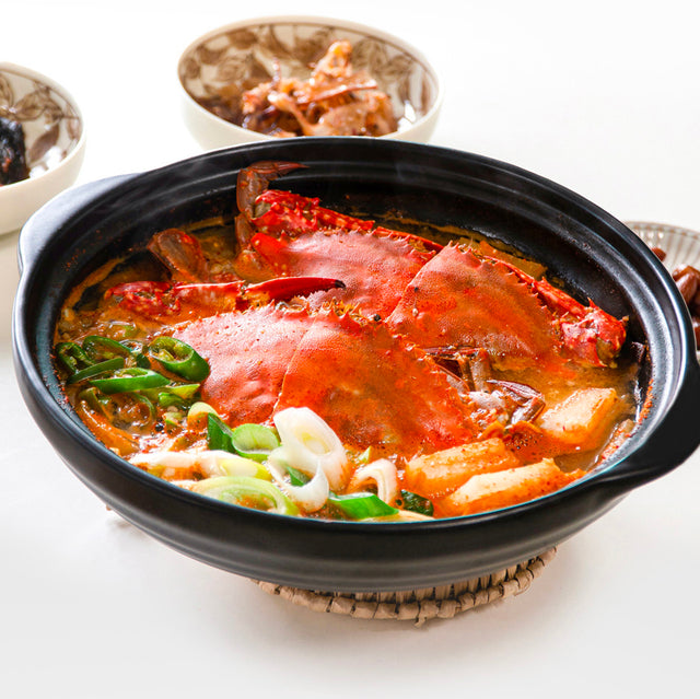 Captain Bong Spicy Crab Soup Meal Kit 얼큰 꽃게탕 밀키트, 830g