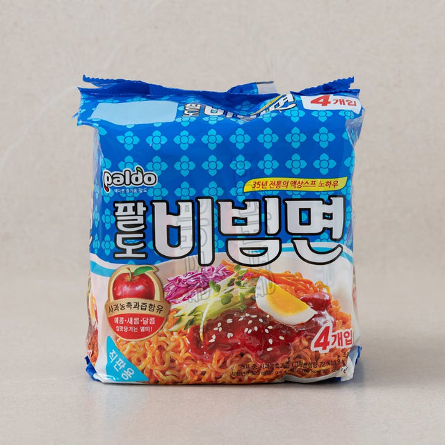 Korean Sweet and Spicy Cold Bibim Ramen Noodles, 5x130g