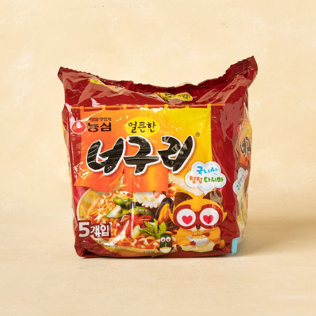 Neoguri Korean Spicy Udon Noodles, 5x120g