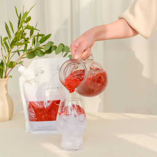 Strawberry Puree 마법의딸기 수제 딸기청, 1kg