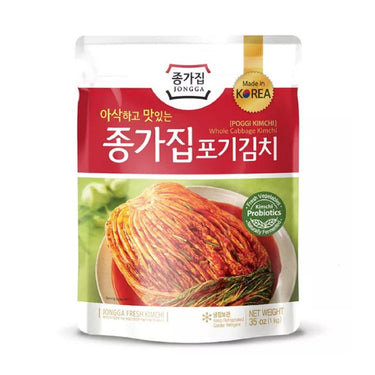 Jongga Poggi Whole Cabbage Kimchi, 1kg