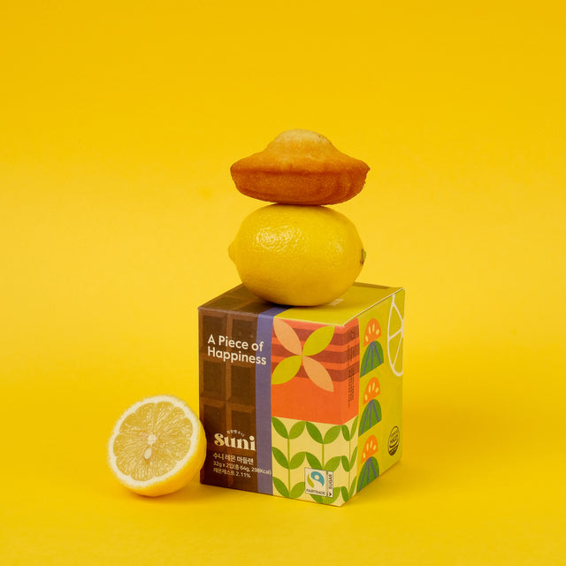 SUNI Madeleine Lemon 2pcs 수니 마들렌 레몬, 64g