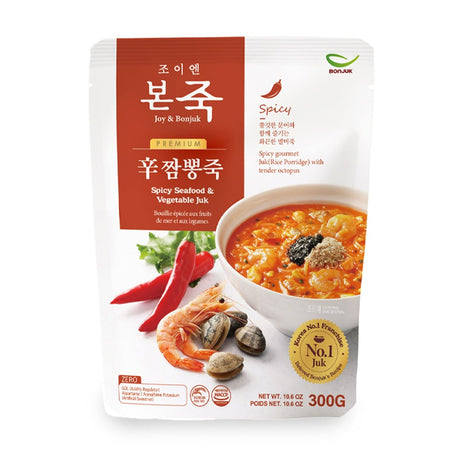 Bonjuk Spicy Seafood & Vegetable Porridge, 300g