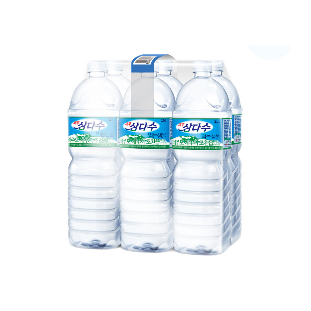 Samdasoo 500 Jeju Samdasoo Mineral Water, 2L x 6ea - The Butcher's Dining