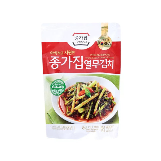 Young Radish Leaves Yeolmu Kimchi, 500g