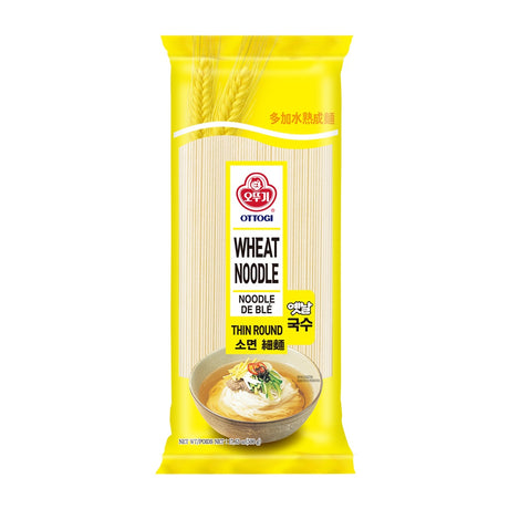 Thin Round Wheat Noodles, 500g