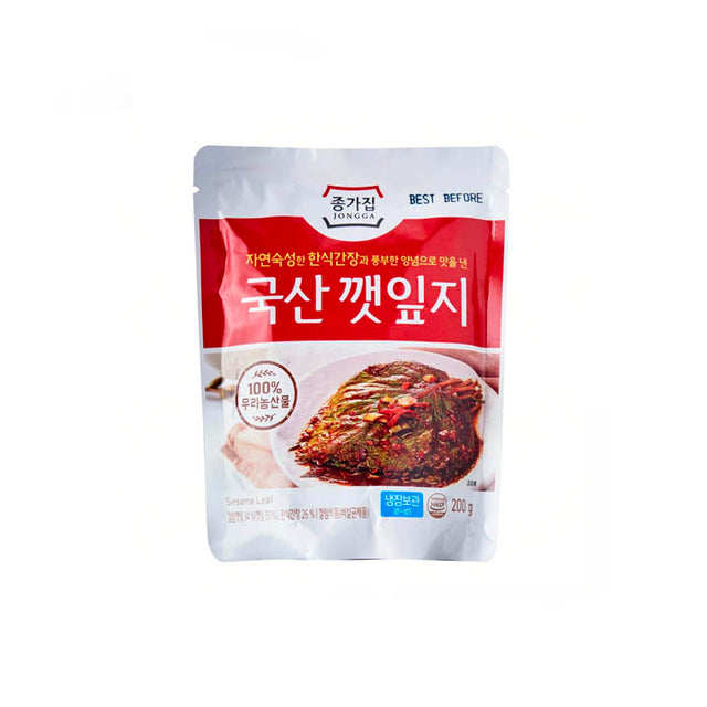 Perilla Leaves Kimchi 종가집 깻잎지, 200g